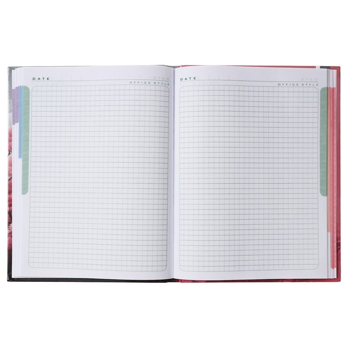 Бизнес-блокнот А5, 80 листов, в клетку Бизнес-блокнот А5, 80 листов, в клетку "Сказочный замок", твёрдая обложка, 5-цветный блок, блок 65г/м2