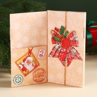 Молочный шоколад &laquo;Подарок для тебя&raquo; в открытке с кармашком для денег, 70 г.