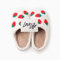 Тапочки женские, размер 40-41, цвет белый Тапочки женские, размер 40-41, цвет белый