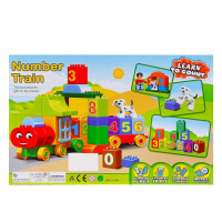 Конструктор &laquo;Числовой поезд&raquo;, учимся считать, 50 деталей