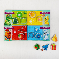 Головоломка липучки &laquo;Цвета и формы&raquo;