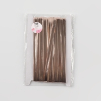 Косая бейка, кожзам, 8 мм &times; 10 &plusmn; 1 м, цвет песочный