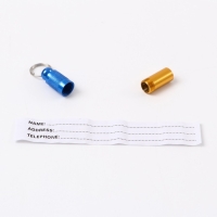 Адресник для вложения записки Адресник для вложения записки