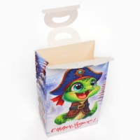 Подарочная коробка "Капитан" 17,2 х 9,5 х 27,5 см, Подарочная коробка "Капитан" 17,2 х 9,5 х 27,5 см,