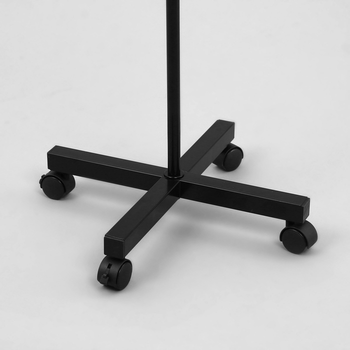 Вертушка, 5 ярусов по 10 крючков, 44&times;44&times;165, цвет чёрный