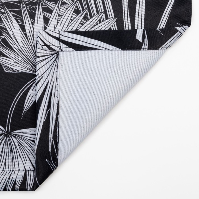 Штора портьерная Этель &laquo;Тропики", на шторной ленте 250х265 см, 210гр/м2, 100% п/э