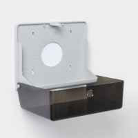 Диспенсер бумажных полотенец в листах, пластиковый, 27×20×10 см, цвет серый Диспенсер бумажных полотенец в листах, пластиковый, 27×20×10 см, цвет серый