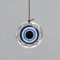 Музыка ветра металл, пластик "От сглаза" 5 трубок, глазки 60 см Музыка ветра металл, пластик "От сглаза" 5 трубок, глазки 60 см