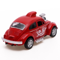 Машина металлическая, световые и звуковые эффекты, открываются двери, инерция, цвет МИКС Машина металлическая, световые и звуковые эффекты, открываются двери, инерция, цвет МИКС