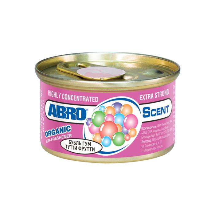 Освежитель воздуха Освежитель воздуха "Органик" Бубль Гум Тутти Фрутти ABRO, 57 г