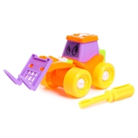 Конструктор винтовой «Трактор», 21 деталь, цвета МИКС Конструктор винтовой «Трактор», 21 деталь, цвета МИКС