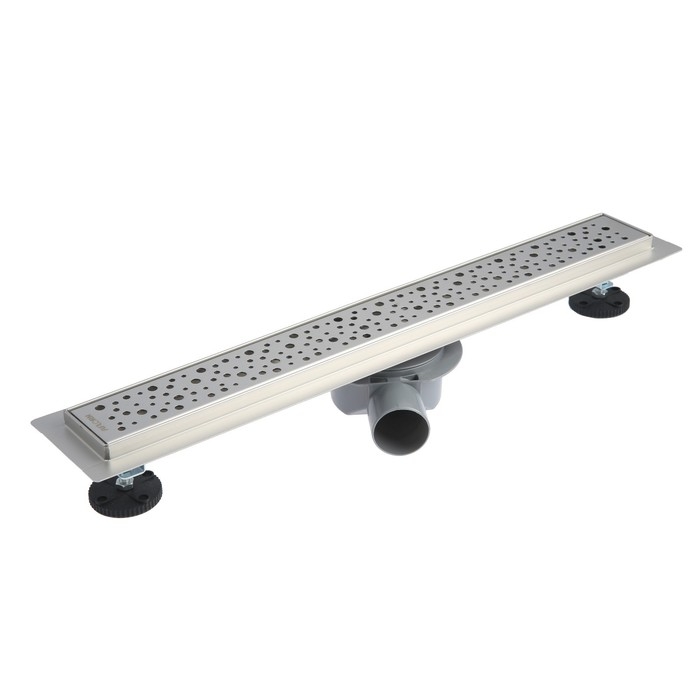 Трап линейный AFLORN AF20307-60, 600х70 мм, c флaнцeм своб. вращения 360&deg;, нерж. сталь