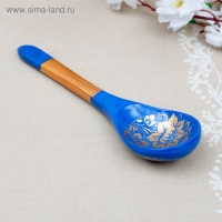 Ложка &laquo;Золотая кудрина&raquo;, салатная, 6&times;21 МИКС