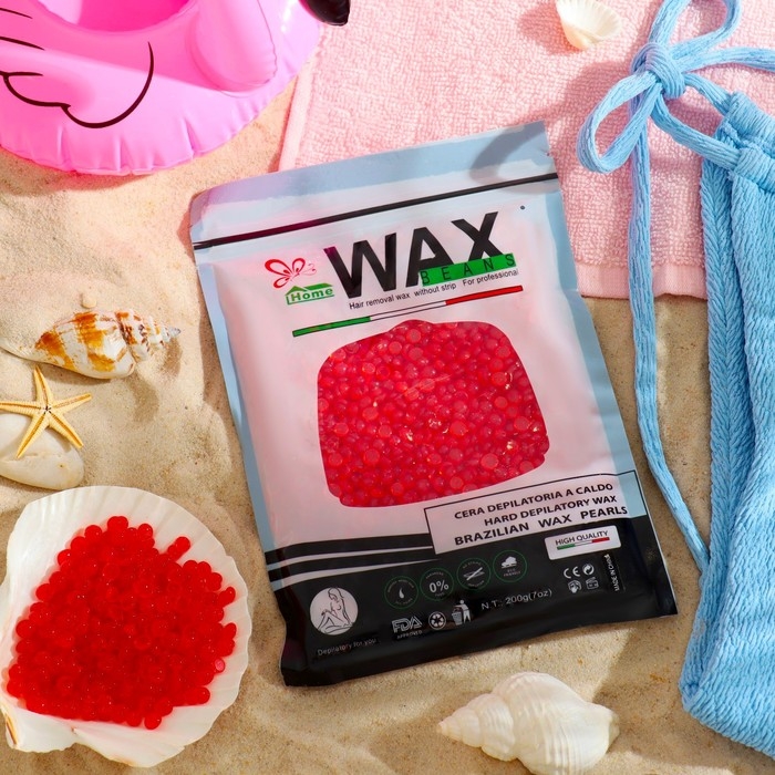 Воск для депиляции пленочный Клубника, 200 грамм Воск для депиляции пленочный Клубника, 200 грамм