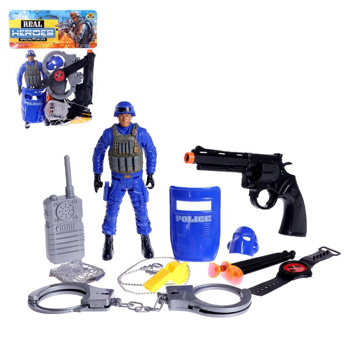 Набор полицейского &laquo;Спецзадание&raquo;, цвет МИКС