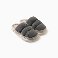 Тапочки мужские, размер 40-41, цвет серый Тапочки мужские, размер 40-41, цвет серый