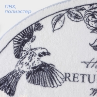 Коврик для дома SAVANNA Return to nature, 50&times;80 см, цвет белый