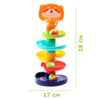 Развивающая пирамидка «Попади в корзину», 6 элементов, МИКС Развивающая пирамидка «Попади в корзину», 6 элементов, МИКС