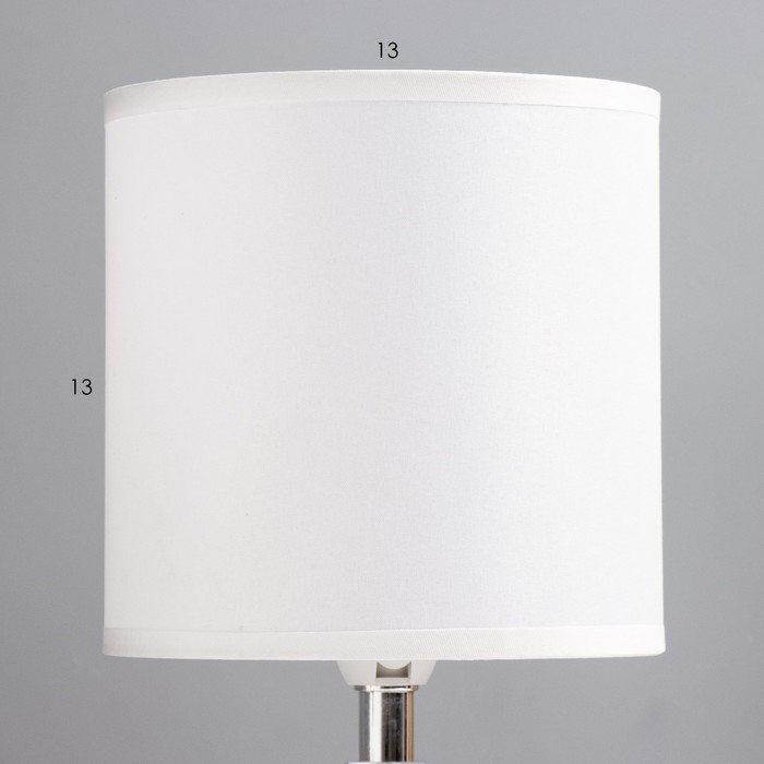 Настольная лампа "Натюр" E14 40Вт белый 12,5х12,5х28 см RISALUX