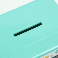 Копилка пластик "Сейф. Утки миллионеры" МИКС 8,5х6х8,5см