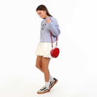 Сумка женская кросс-боди на молнии, цвет красный Сумка женская кросс-боди на молнии, цвет красный