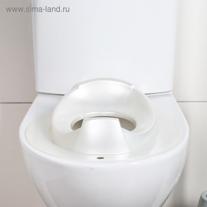 Детская накладка - сиденье на унитаз &laquo;Бамбино&raquo;, цвет белый