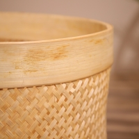 Корзина плетёная, из бамбука 40х40х35 см Корзина плетёная, из бамбука 40х40х35 см