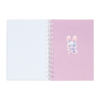 Записная книжка подарочная на гребне 80л,линия, цветной блок,обложка ПВХ 3D Зайка(17,6х13,5см) 105 Записная книжка подарочная на гребне 80л,линия, цветной блок,обложка ПВХ 3D Зайка(17,6х13,5см) 105