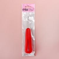 Шило швейное, с крючком, d = 2 мм, 14 &times; 3 см, лезвие 4,5 см, цвет МИКС