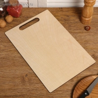 Доска разделочная двухсторонняя, прямоугольная, ручка вырез, 34×23×0.6 см Доска разделочная двухсторонняя, прямоугольная, ручка вырез, 34×23×0.6 см