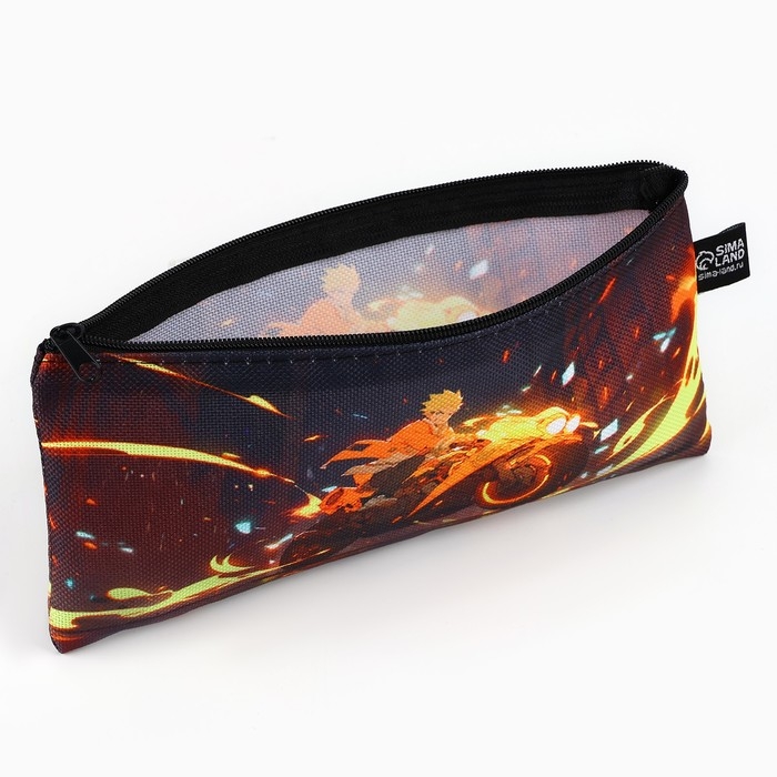 Пенал школьный текстильный &laquo;1 сентября: Мото аниме&raquo;, 20 х 8 см