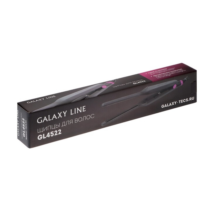 Выпрямитель Galaxy LINE GL 4522, 30 Вт, керамическое покрытие, до 180&deg;C, черный