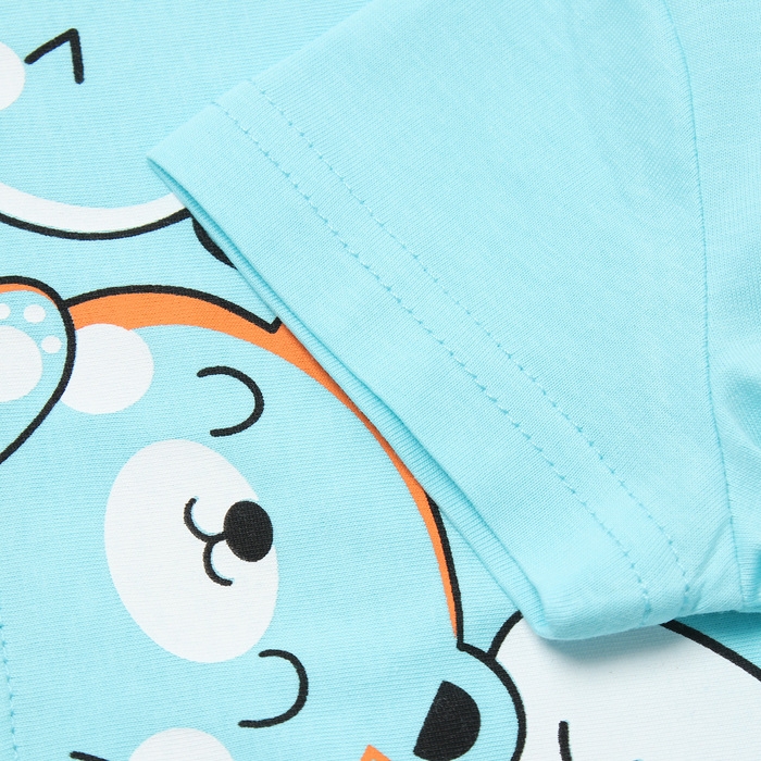 Футболка для мальчика, цвет бирюзовый, рост 92 см