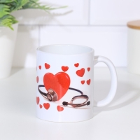 Кружка чайная керамическая &laquo;Лучшему доктору в мире! Сердце&raquo;