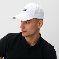Бейсболка MINAKU, цвет белый, размер 56-58 Бейсболка MINAKU, цвет белый, размер 56-58