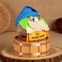 Оберег-копилка "Дом - полная чаша", 22 х 17 см, микс Оберег-копилка "Дом - полная чаша", 22 х 17 см, микс