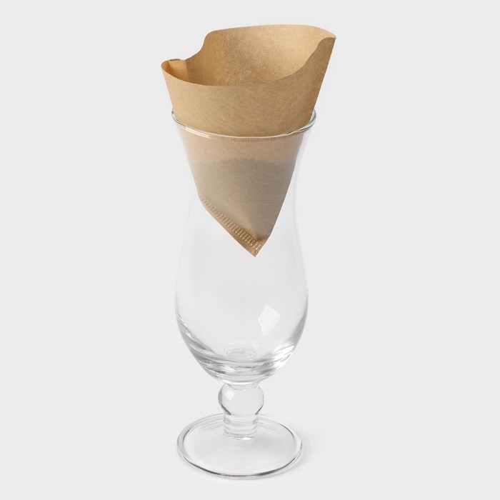 Фильтр для кофе V60 Доляна Tasty, неотбелённые, 50 шт, бумага