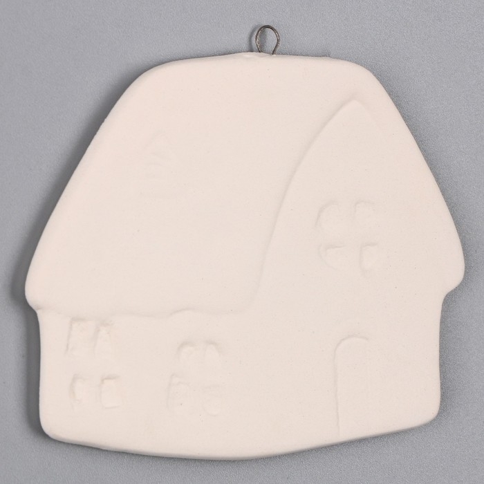 Новый год! Ёлочное украшение под раскраску &laquo;Хата&raquo;, с подвесом