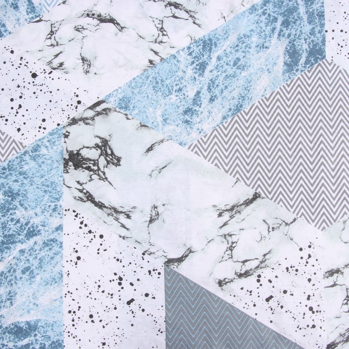 Постельное бельё LoveLife дуэт Постельное бельё LoveLife дуэт "Ледяное утро" 153х215см-2шт, 240х220см, 50х70см-2шт,100% хл, бязь, 125г/м2