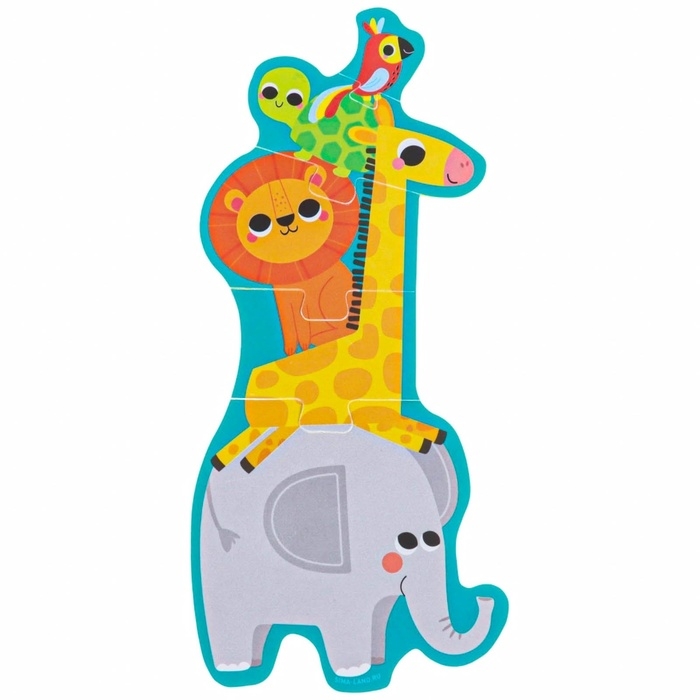 Мягкий пазл для малышей &laquo;Пирамидка: Африка&raquo;, 5 деталей, Крошка Я