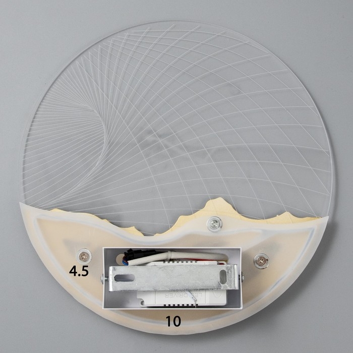 Бра Бра "Планета" LED 20Вт 4000К золото 24х24х4 см