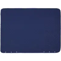 Плед-пончо для пикника SnapCoat, синий