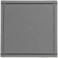 Лейбл из ПВХ Dzeta, L, серый Лейбл из ПВХ Dzeta, L, серый