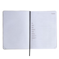 Ежедневник недатированный A5, 160 листов, deVENTE.Note.Realist, мягкая обложка из искусственной кожи, цветной срез, блок 70 г/м2, чёрный Ежедневник недатированный A5, 160 листов, deVENTE.Note.Realist, мягкая обложка из искусственной кожи, цветной срез, блок 70 г/м2, чёрный