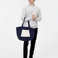 Шопер Shophop, синий с неокрашенным