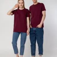 Футболка Regent 150 бордовая, размер M