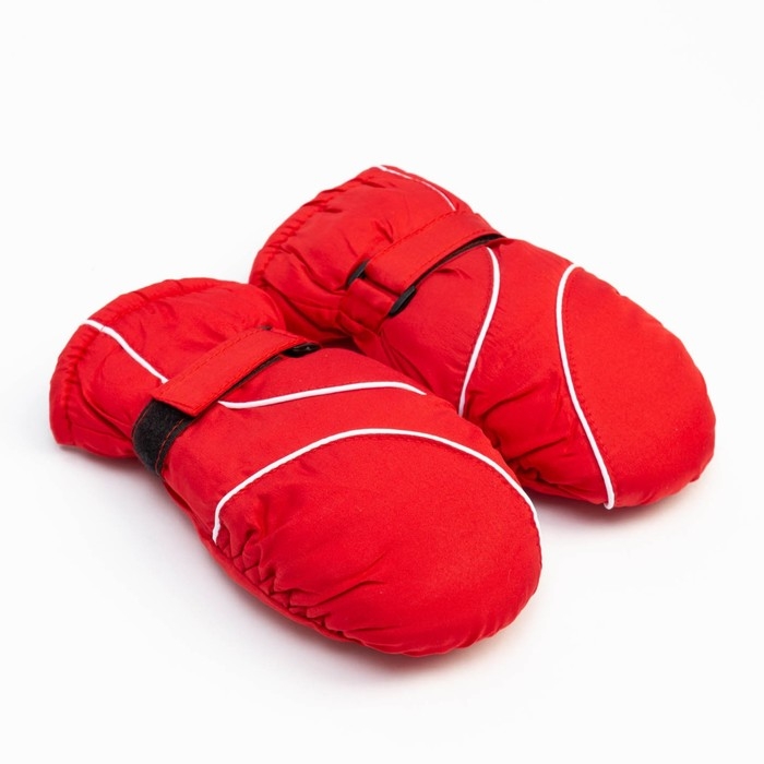 Варежки зимние детские MINAKU, цв.красный, р-р 16 (18 см) Варежки зимние детские MINAKU, цв.красный, р-р 16 (18 см)