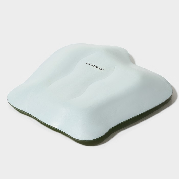 Блюдо стеклянное сервировочное Доляна &laquo;Перчик&raquo;, 16&times;15 см, цвет зелёный