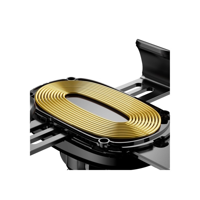 Держатель для смартфона в авто Baseus в воздуховод, беспроводная зарядка, 2 А, 10W, чёрное Держатель для смартфона в авто Baseus в воздуховод, беспроводная зарядка, 2 А, 10W, чёрное