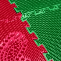 Модульный массажный коврик ОРТО ПАЗЛ «Начинайка», 8 модулей, 4 вида Модульный массажный коврик ОРТО ПАЗЛ «Начинайка», 8 модулей, 4 вида
